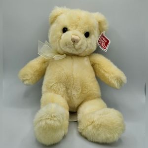 Vintage Gotta Getta Gund Tender Teddy Ivory Small 15242 Plush Stuffed Bear 12"